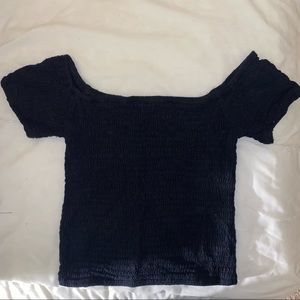 BLACK CROP TOP 🖤